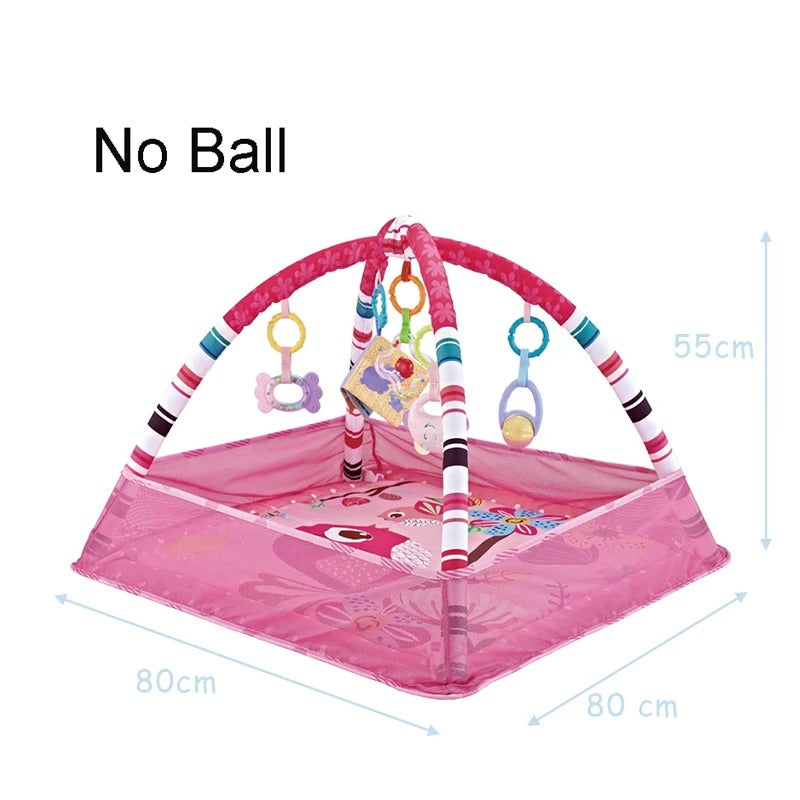 Baby Activity Gym & Play Mat – Educational Fitness Frame with Toys
