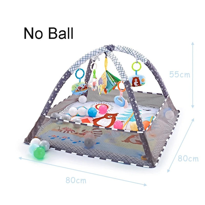 Baby Activity Gym & Play Mat – Educational Fitness Frame with Toys
