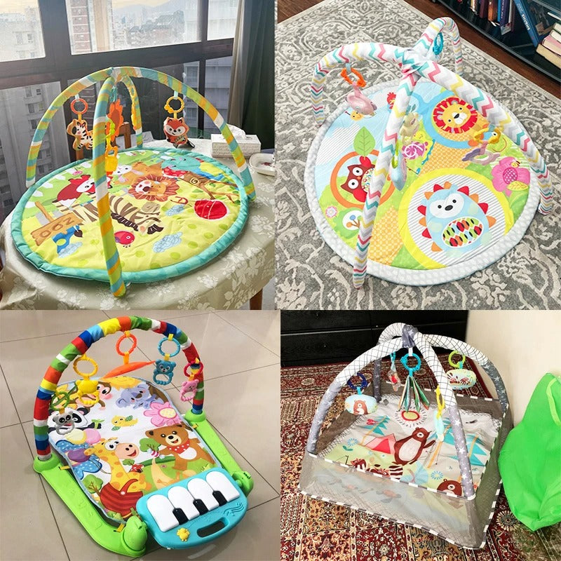 Baby Activity Gym & Play Mat – Educational Fitness Frame with Toys