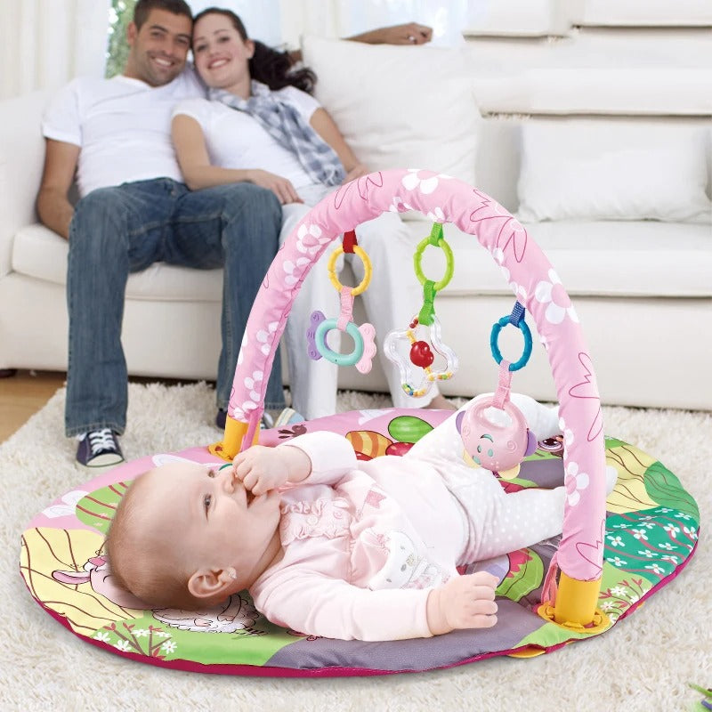 Baby Activity Gym & Play Mat – Educational Fitness Frame with Toys