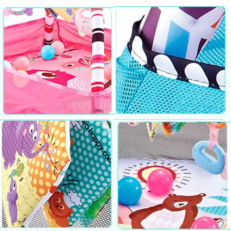 Baby Activity Gym & Play Mat – Educational Fitness Frame with Toys