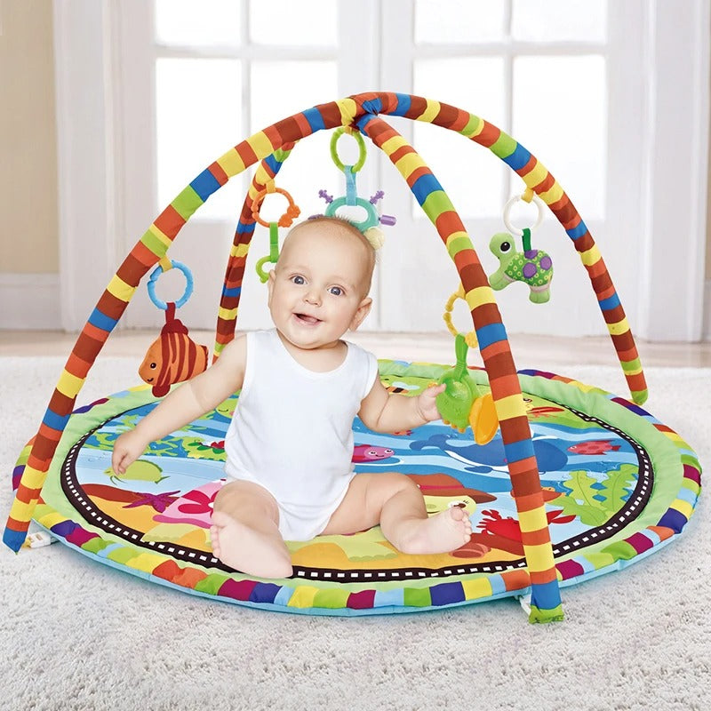 Baby Activity Gym & Play Mat – Educational Fitness Frame with Toys